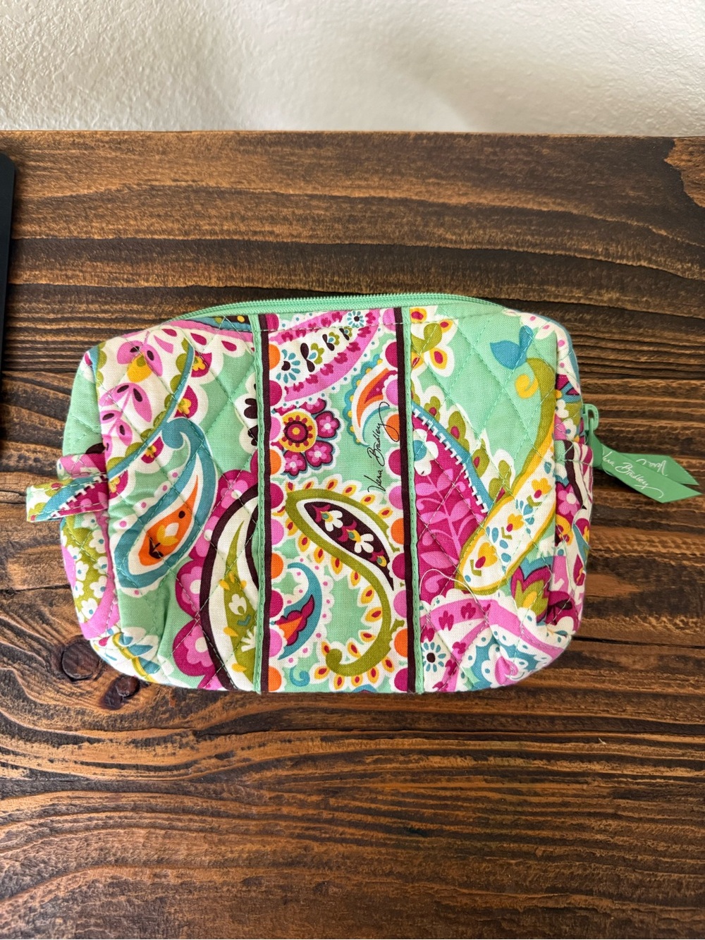 Vera Bradley Tutti Frutti Retired Cosmetic Case Quilted Makeup Bag